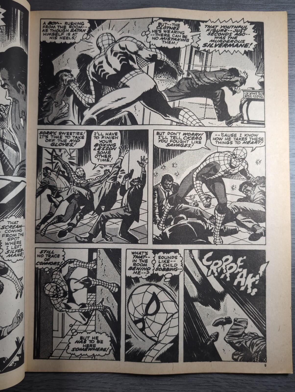 Spider-Man Comics Weekly No 91 Marvel Comics UK 9th November 1974 Vintage Comic