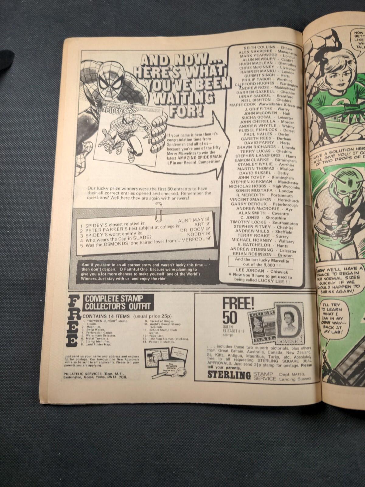 Mighty World of Marvel Issue No 32 May 1973 Vintage Marvel UK Comic - Retrorama UK