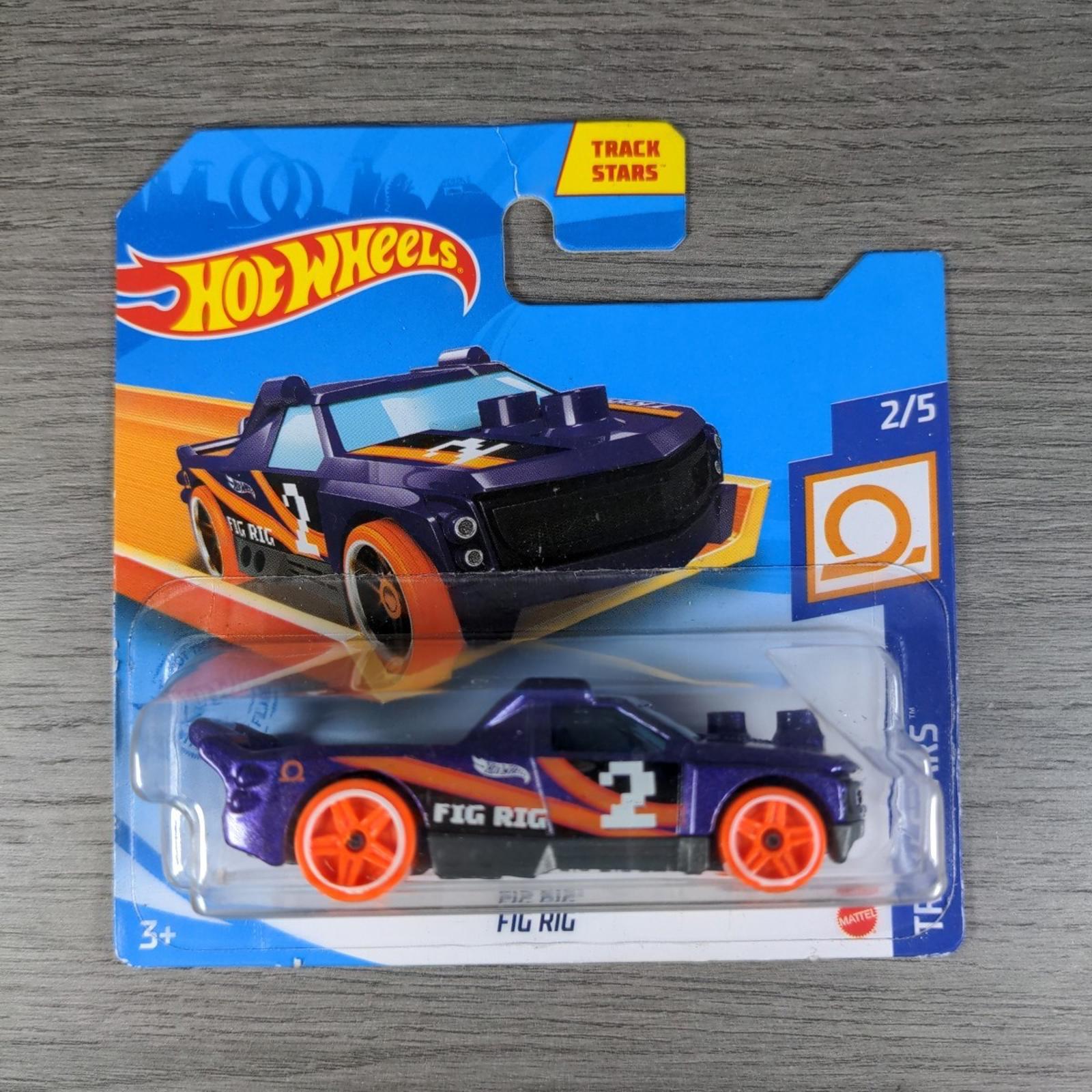 Hot Wheels - Fig Rig - Track Stars 2/5 - 2021 - 49/250 Diecast Model 1:64 Scale - Retrorama UK