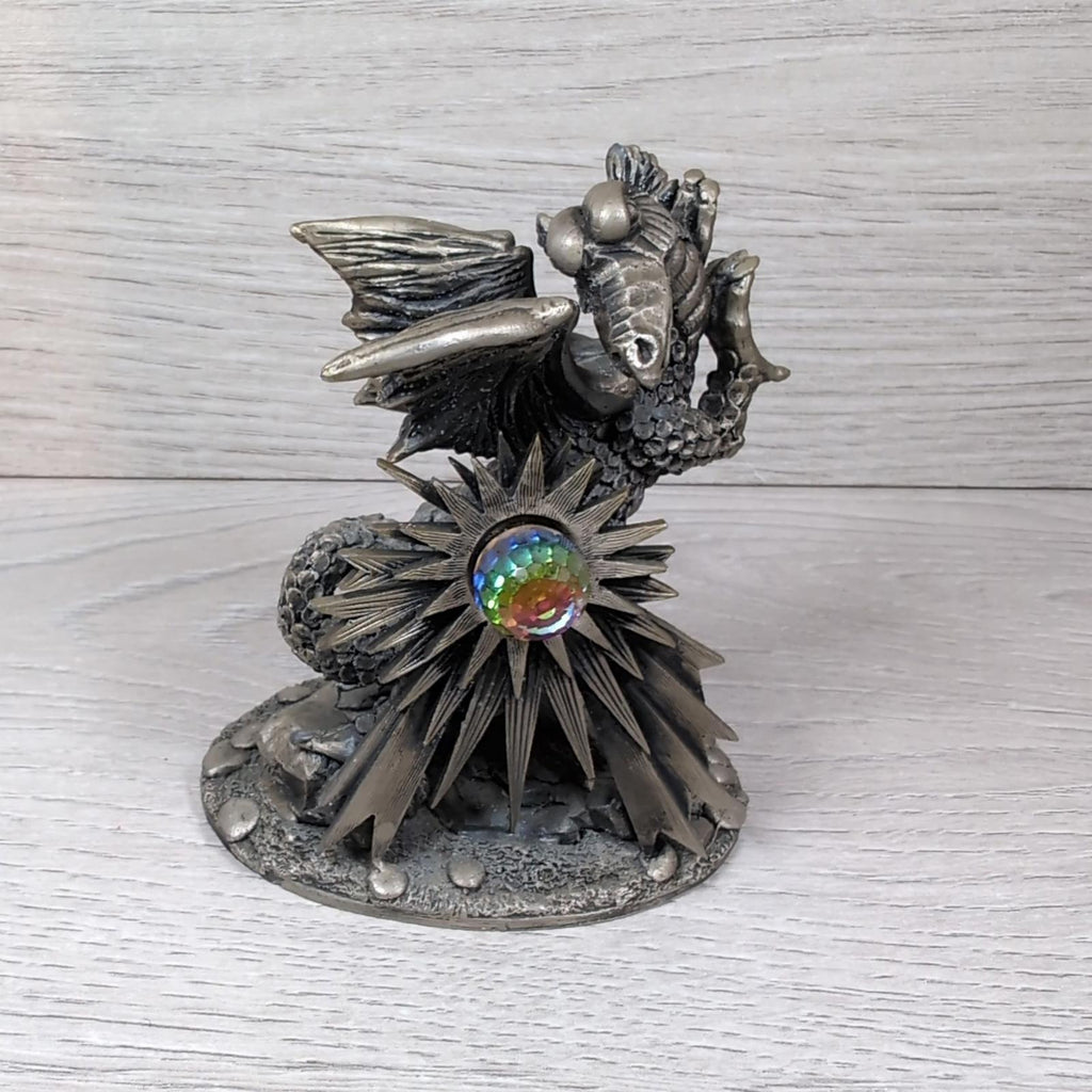 Myth & Magic The Dragon Of Light 3085 The Tudor Mint Pewter Metal Figure
