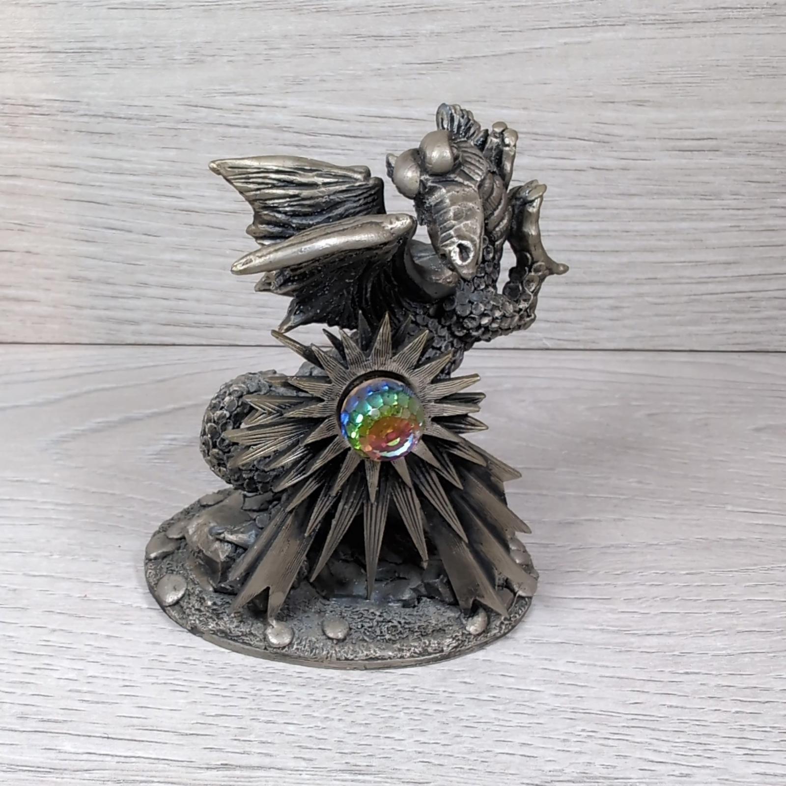 Myth & Magic The Dragon Of Light 3085 The Tudor Mint Pewter Metal Figure