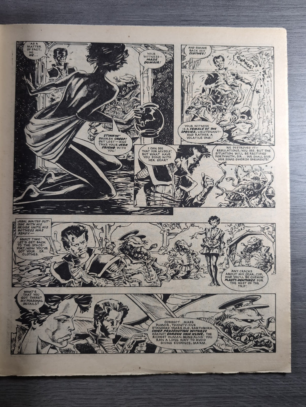 2000AD Prog 368 Featuring Judge Dredd Comic 12th May 1984 Vintage Retro Comic