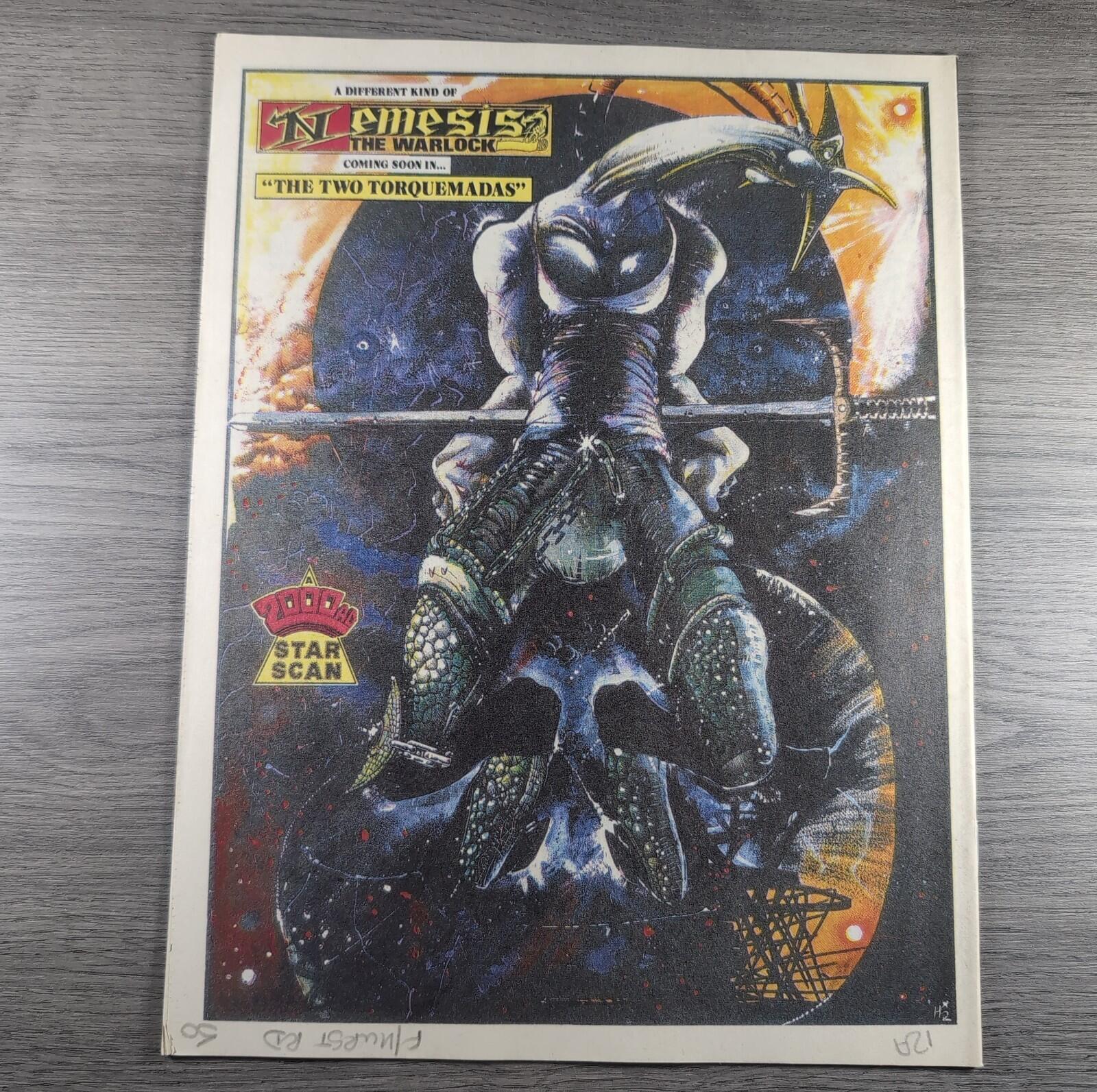 2000AD Prog 543 Featuring Judge Dredd 10th October 1987 Vintage Comic