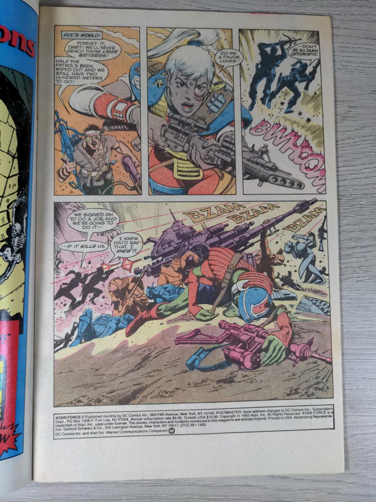 DC Comics Atari Force #2 Vintage Comic 1984 Jerry Conway Jose Luis