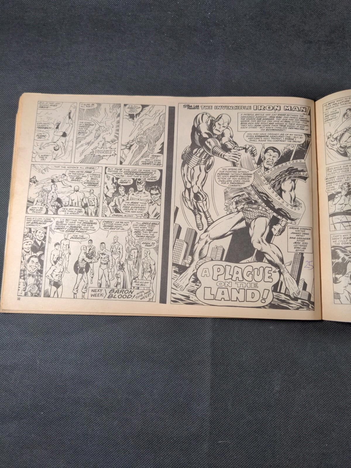 Marvel Comics  - Super Spider -Man - Issue No 209 February 1977