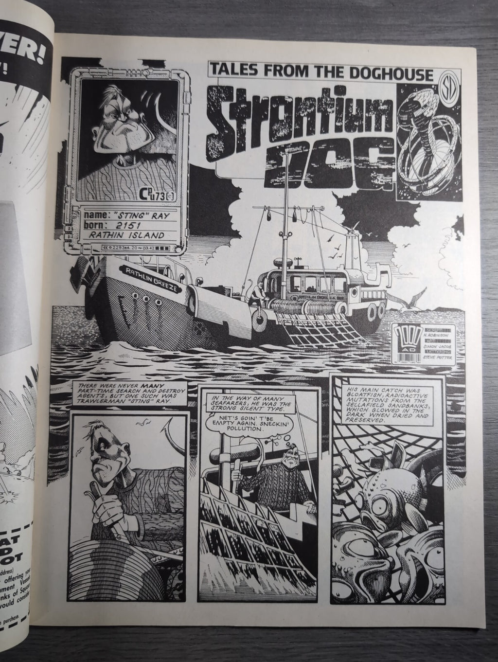 2000AD Prog 623 Featuring Judge Dread Comic 22nd April 1989 Vintage Retro Comic