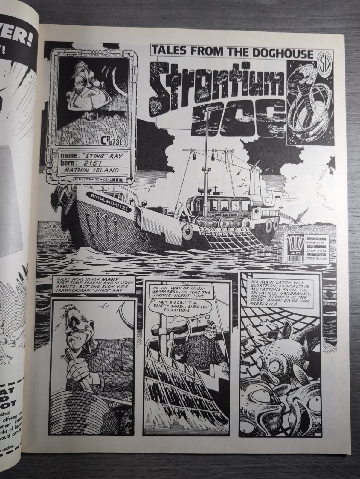 2000AD Prog 623 Featuring Judge Dread Comic 22nd April 1989 Vintage Retro Comic