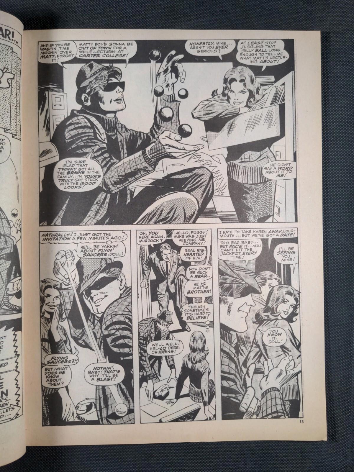 Mighty World of Marvel Issue No 119 January 1975 Marvel UK Vintage Comic