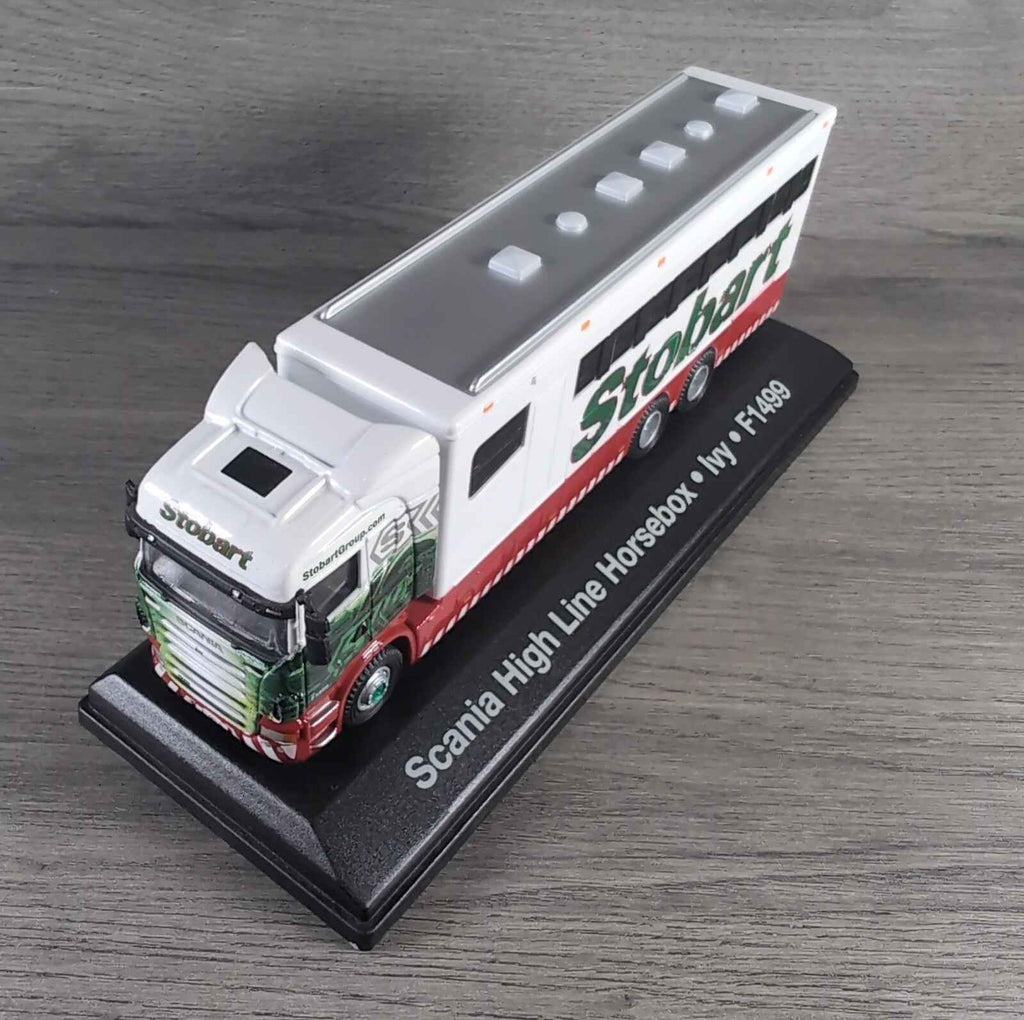 Atlas Editions Eddie Stobart Scania High Line Horsebox 1:76 Scale Die-Cast Model