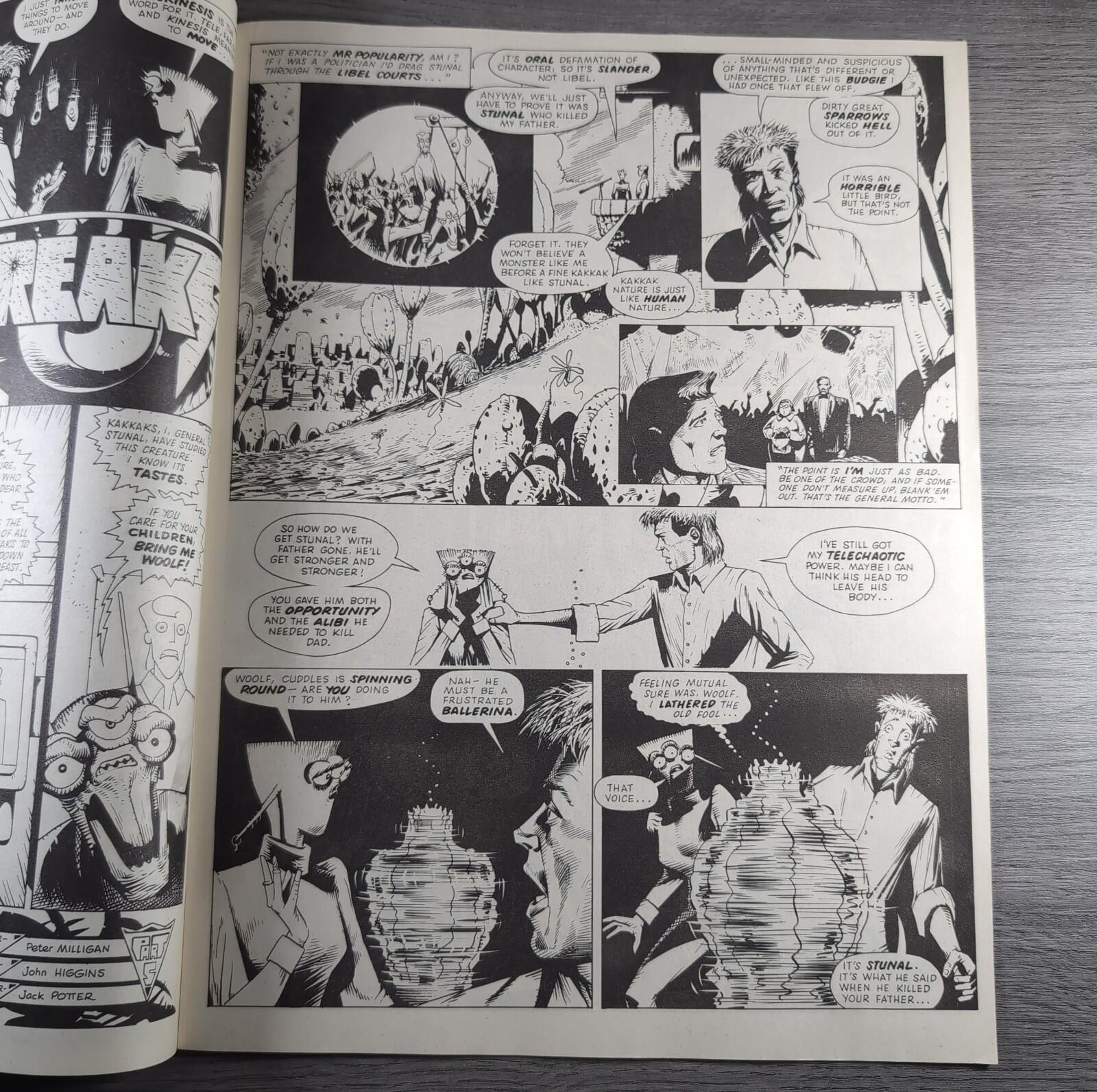 2000AD Prog 546 Featuring Judge Dredd 31st October 1987 Vintage Comic