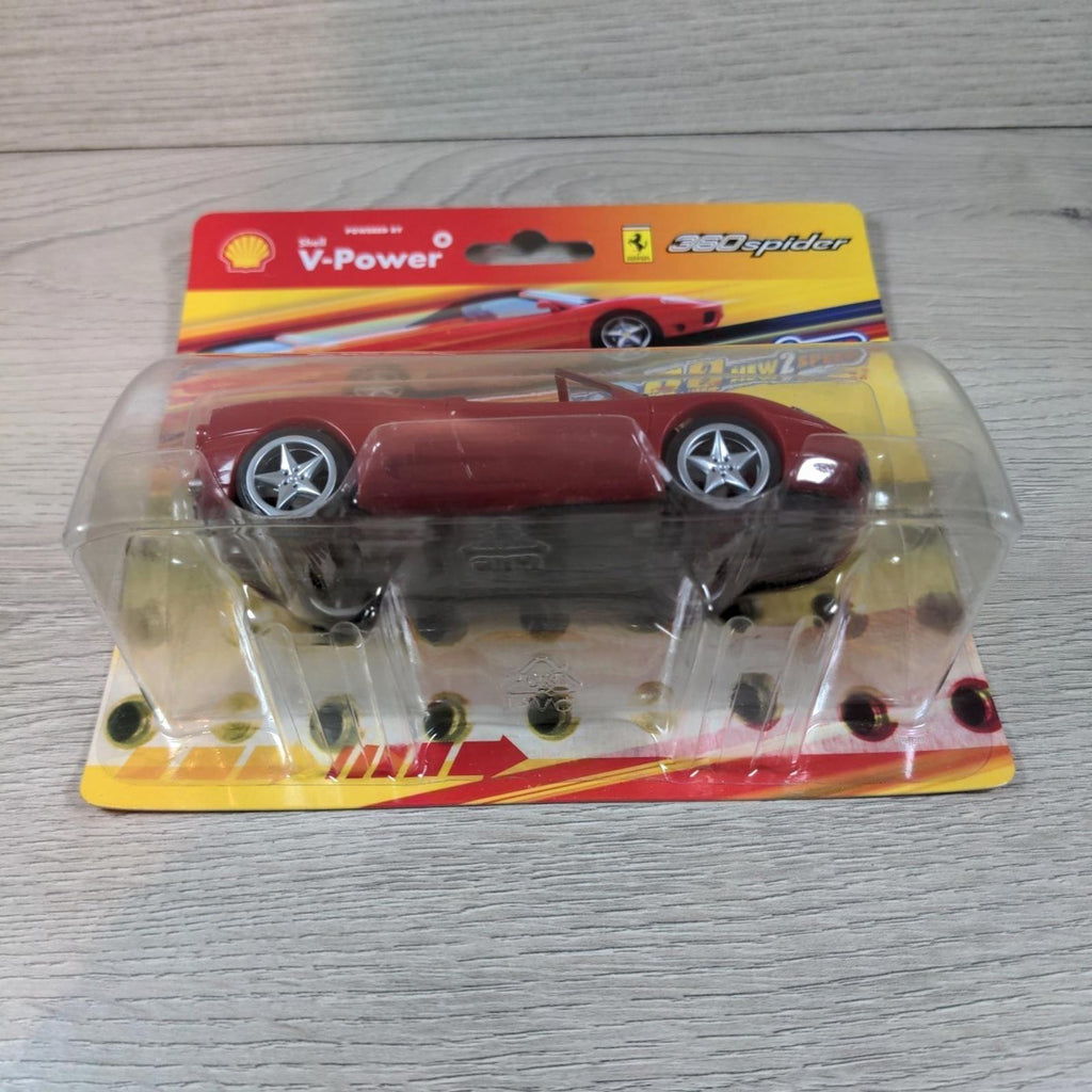 Shell V-Power Promotion Ferrari 360 Spider 1:38 Model Car Hot Wheels 2006