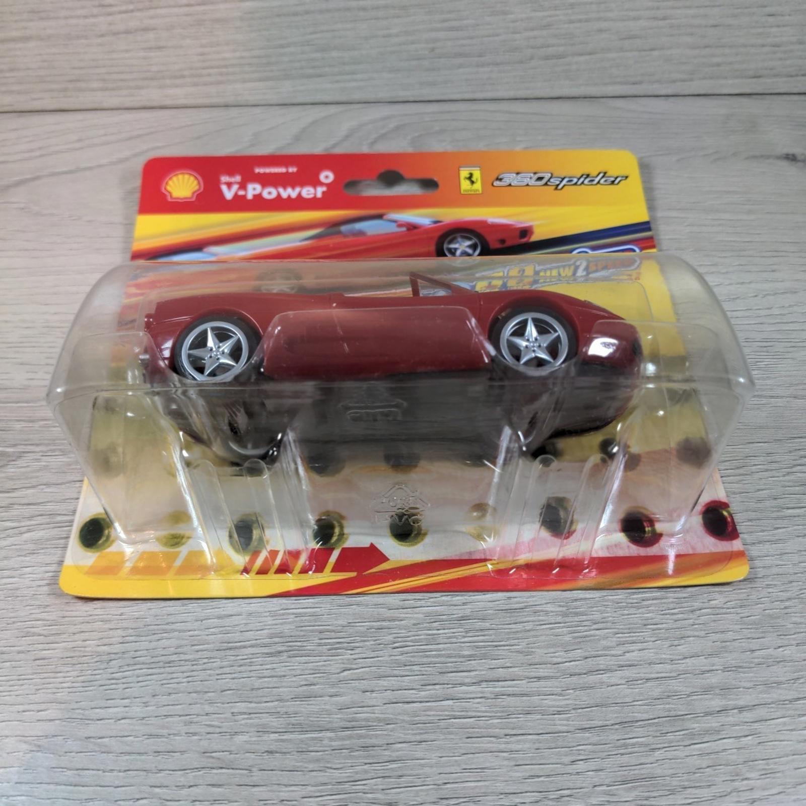 Shell V-Power Promotion Ferrari 360 Spider 1:38 Model Car Hot Wheels 2006