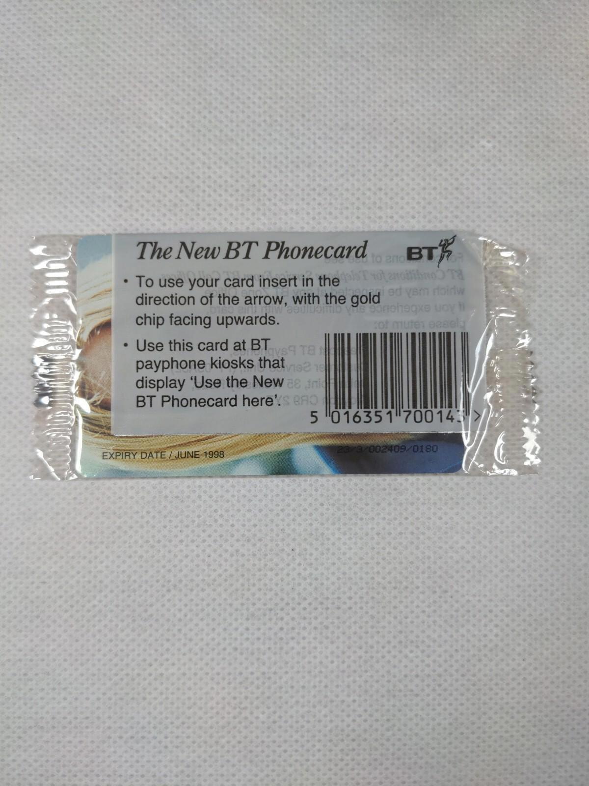 BT Phone Card GAP Store £5 Unused Vintage Chip Phonecard Unopened Sealed
