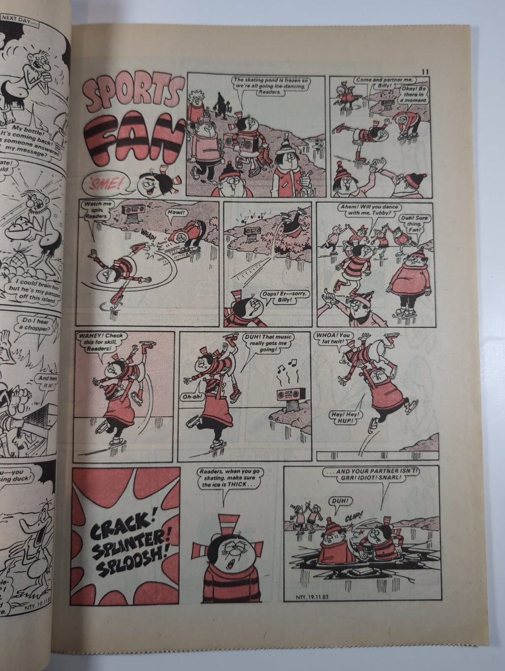 Nutty Comic Featuring Bananaman Issue No. 197 Nov 19th 1983 Vintage Retro Comic