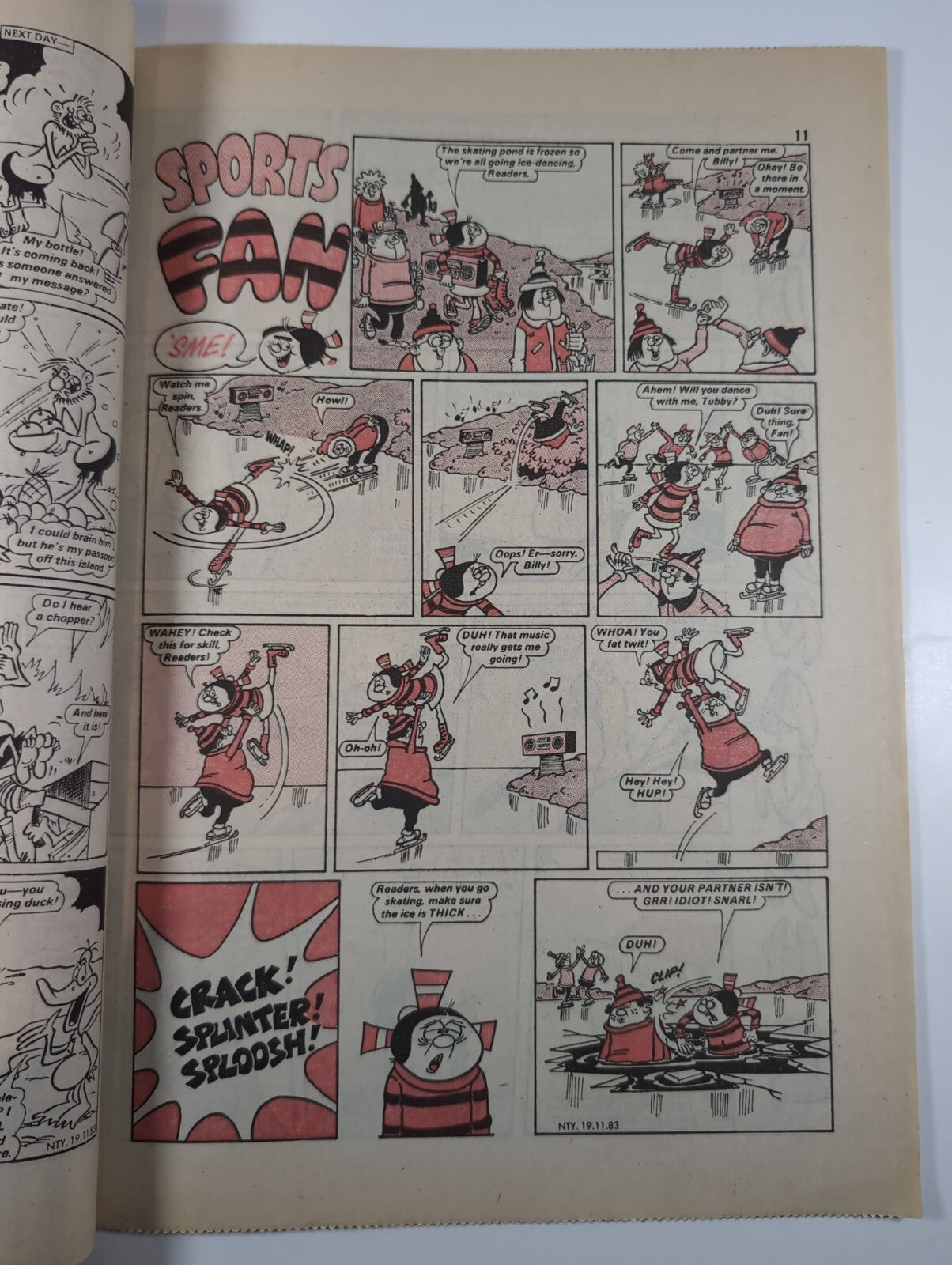 Nutty Comic Featuring Bananaman Issue No. 197 Nov 19th 1983 Vintage Retro Comic
