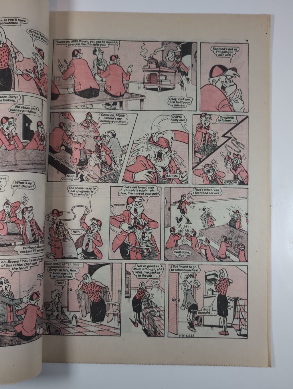 Nutty Comic Featuring Bananaman Issue No. 273 May 4th 1985 Vintage Retro Comic