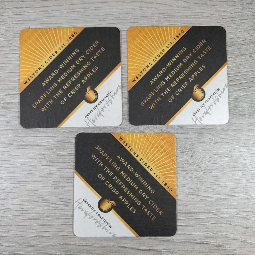 Stowford Press 3 x Vintage Beer Mats Pub Bar Coaster Breweriana - Retrorama UK