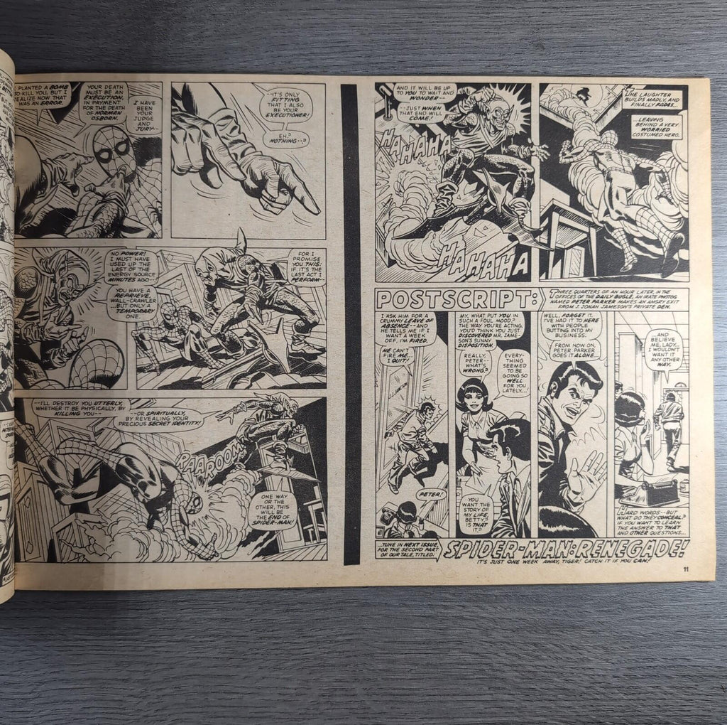 Super Spider-Man With The Super Heroes No. 185 Marvel Comics 25th August 1976
