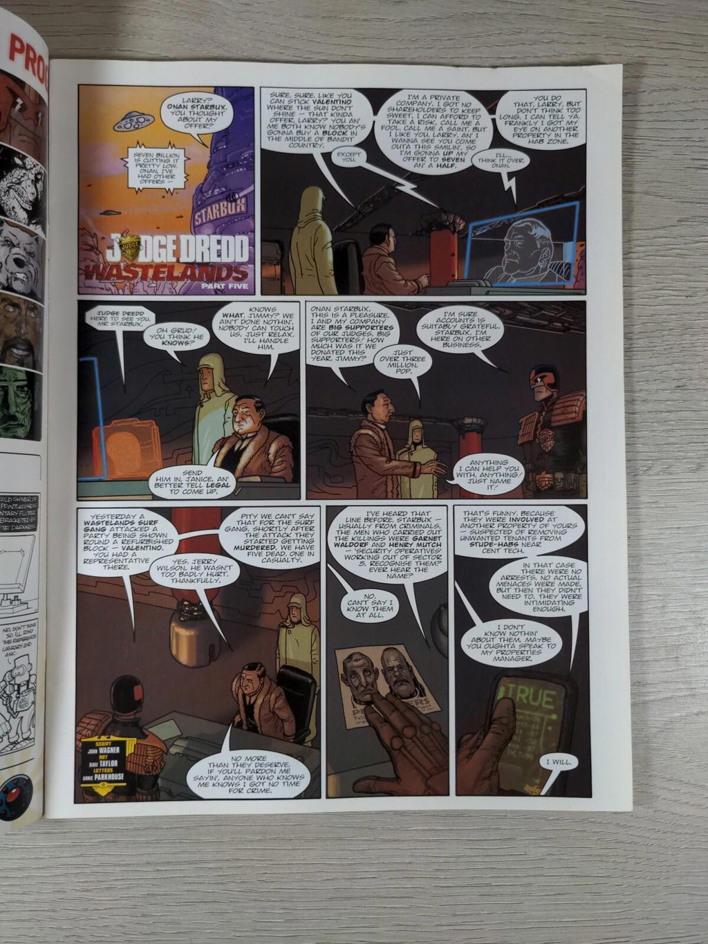 2000AD Comic Blow Out Prog 1841 Date 17 July 2013