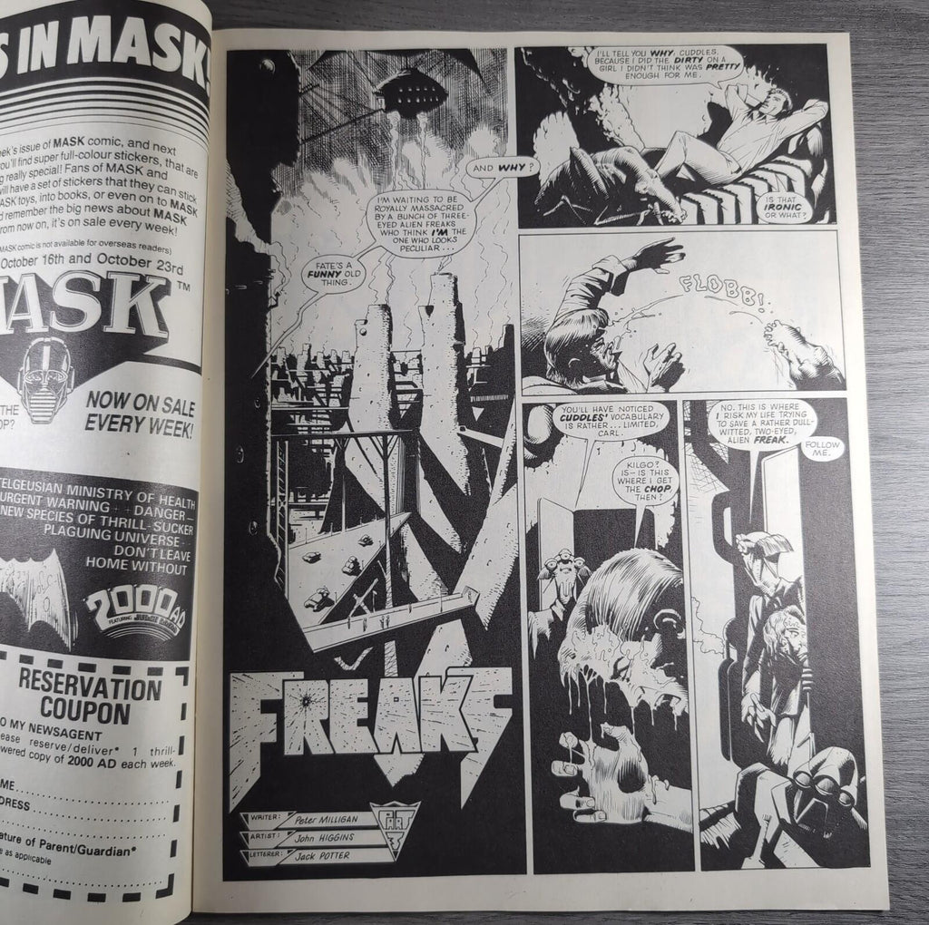 2000AD Prog 544 Featuring Judge Dredd 17th October 1987 Vintage Comic