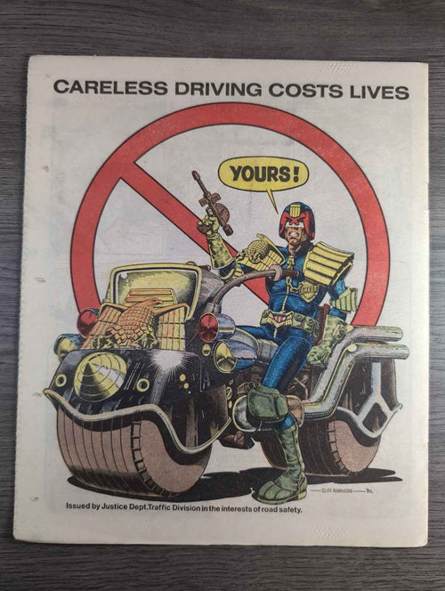 2000AD Prog 459 Featuring Judge Dread Comic 1st March 1986 Vintage Retro Comic