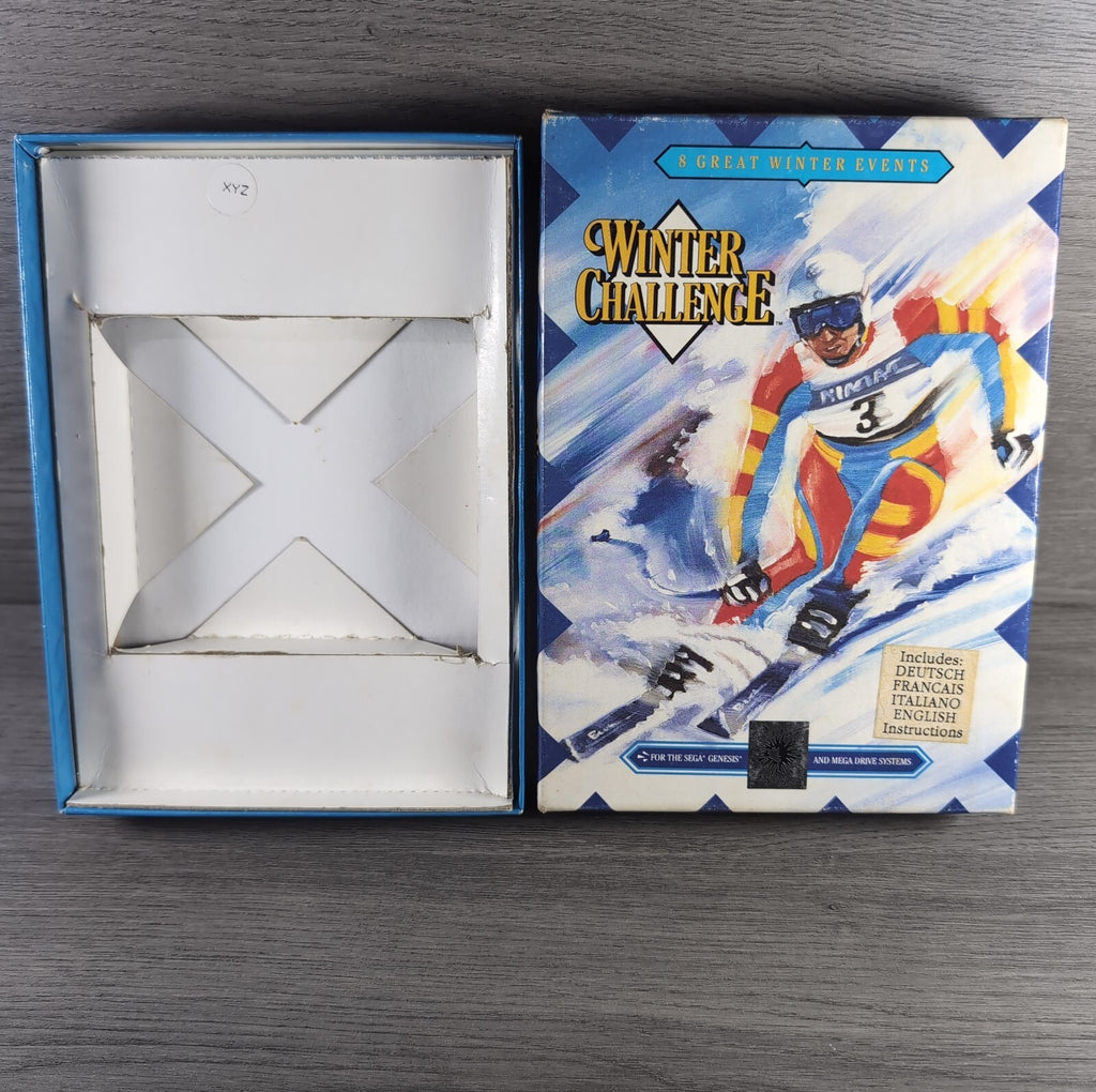 Winter ChallengeSega Mega Drive/Genisis Game Tested & Working Manual Included