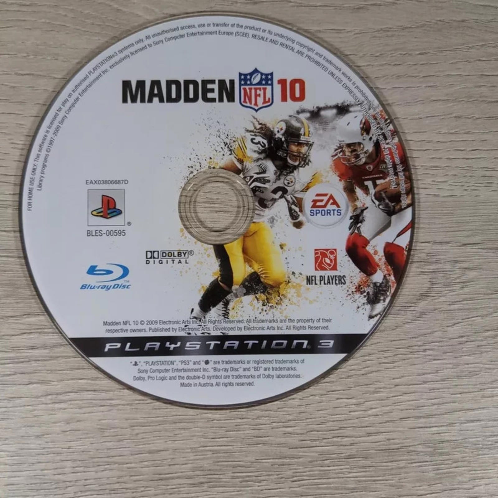 Madden NFL 10 American Football PS3 Playstation 3 Game EA Sports
