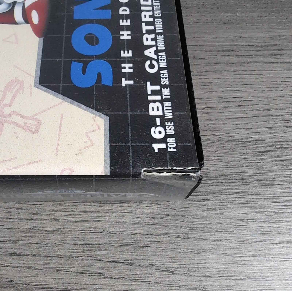 Sonic The Hedge Sega Mega Drive Game & Manual Tested & Working UK PAL Region