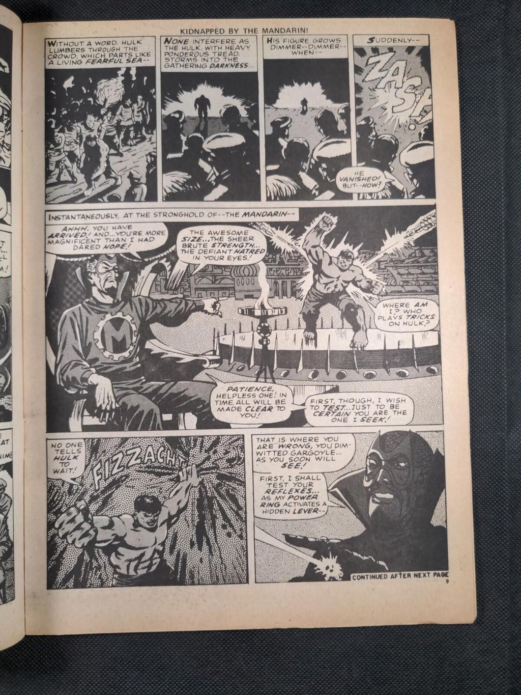 Mighty World of Marvel Issue No 55 October 1973 Vintage Marvel UK Comic - Retrorama UK