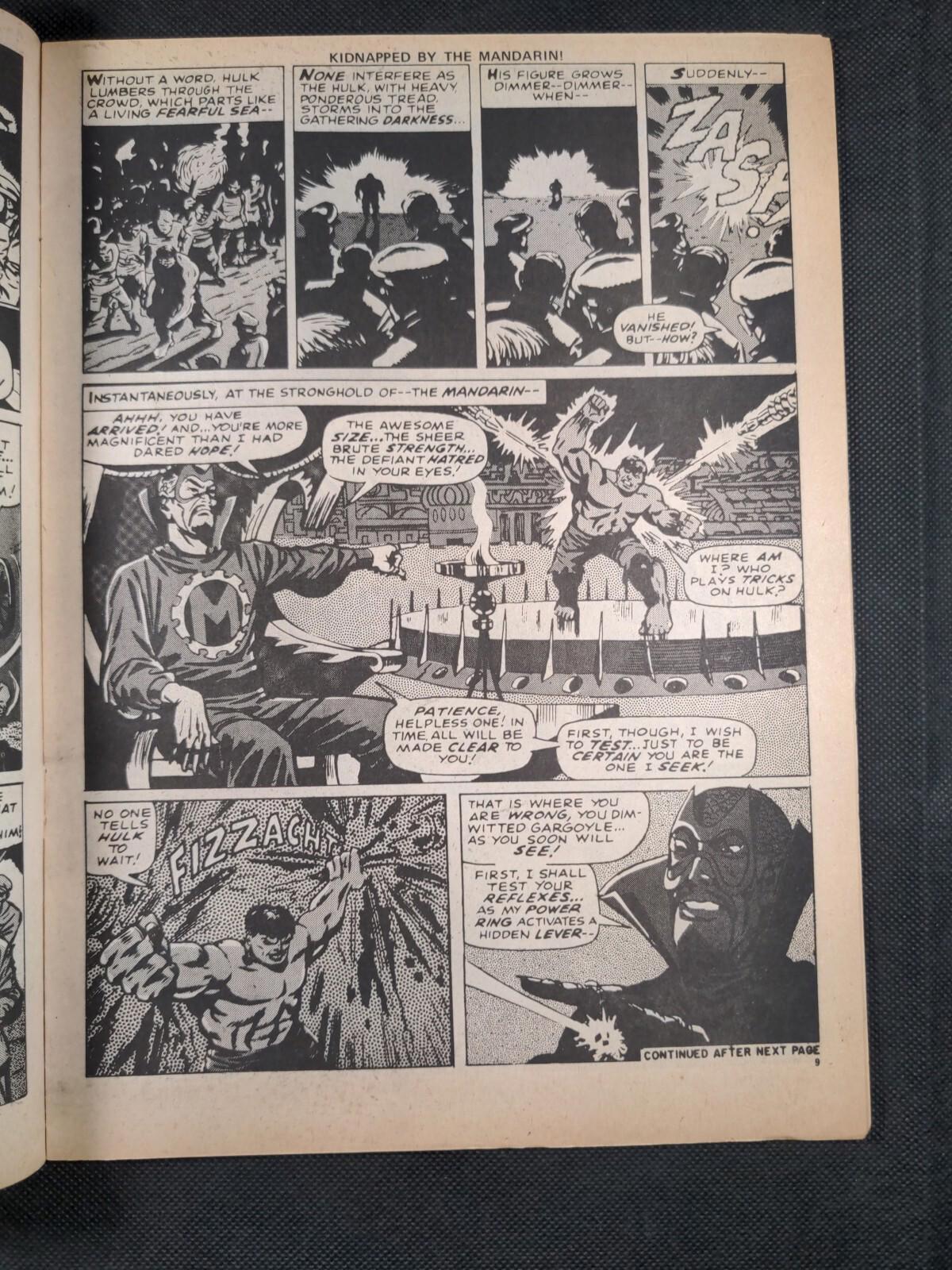Mighty World of Marvel Issue No 55 October 1973 Vintage Marvel UK Comic