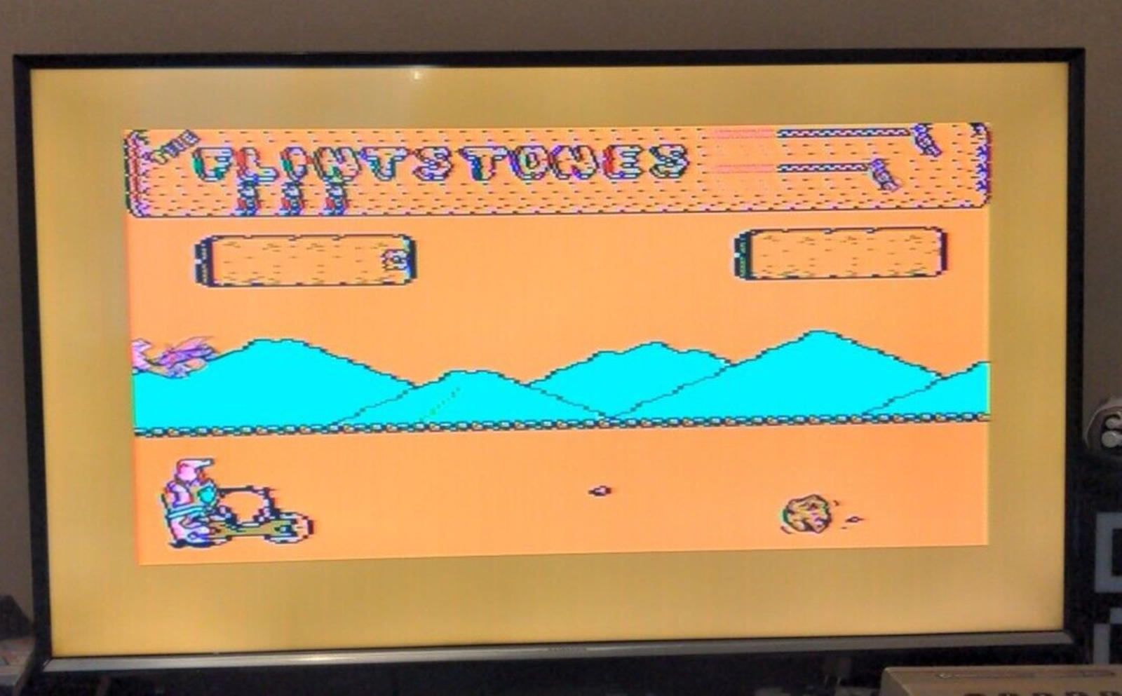 The Flintstones Yabba Dabba Doo! Commodore 64 C64 Game Cassette Tested & Working