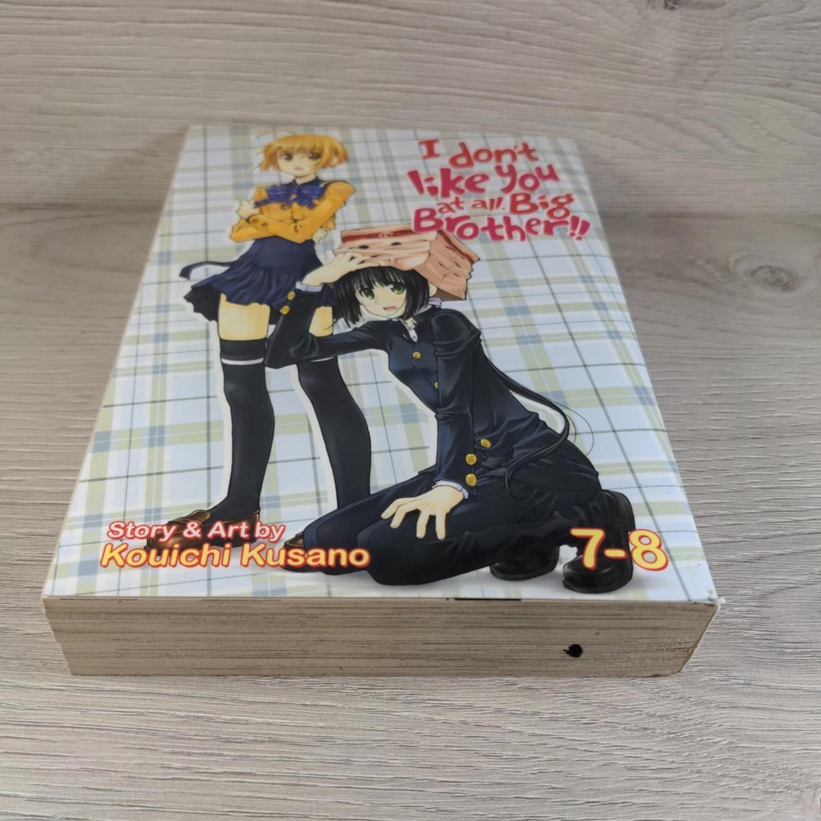 I Don't Like You At All Big Brother! Vol 7-8 Kusano Kouichi Manga Paperback Book