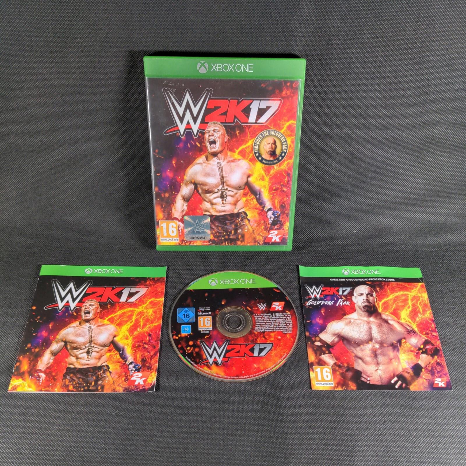 WWE 2K17 Xbox One Game Age 16+ Manual Included
