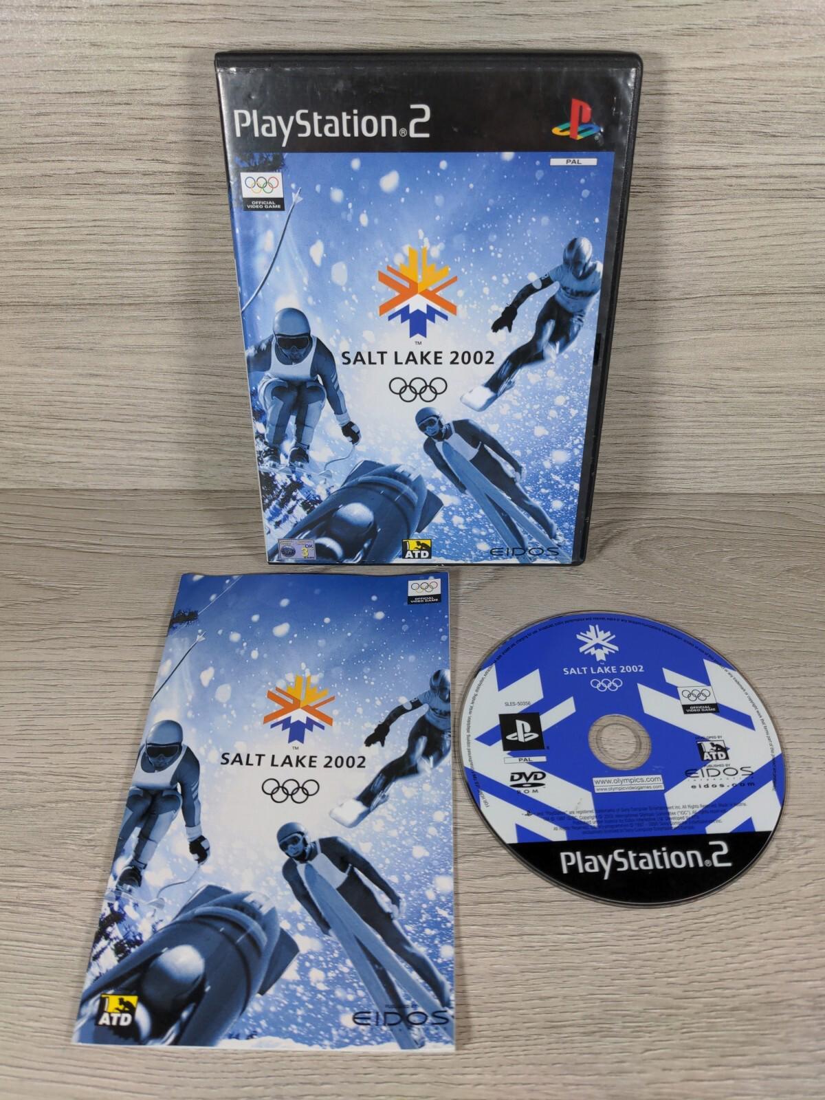 Salt Lake 2002 Playstation 2 PS2 Game + Manual Tested & Working