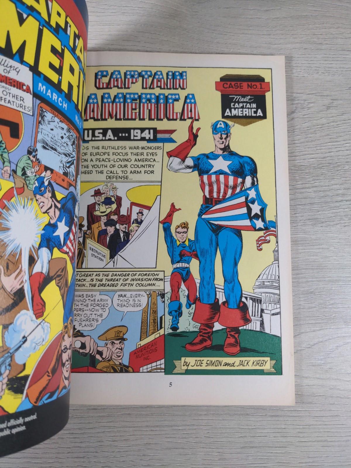 Marvel The Legacy Of Captain America by Joe Simon Marvel Comic Book