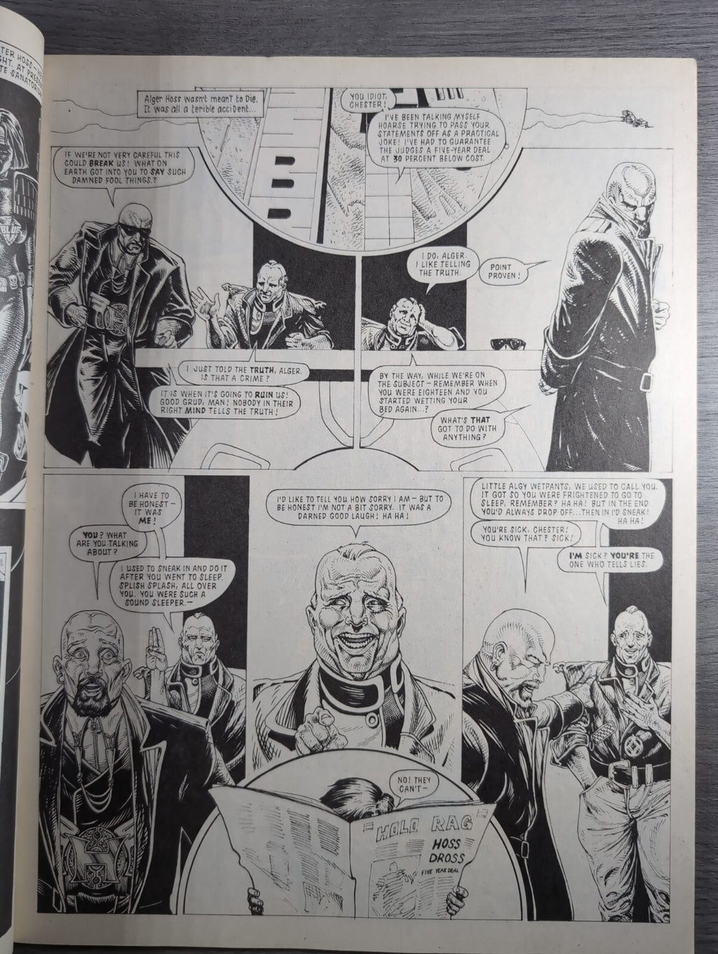 2000AD Prog 633 Featuring Judge Dread Comic 30th June 1989 Vintage Retro Comic - Retrorama UK