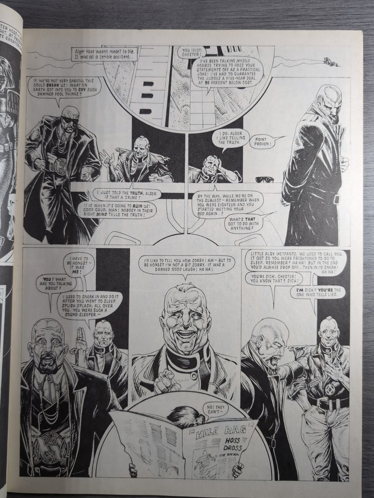 2000AD Prog 633 Featuring Judge Dread Comic 30th June 1989 Vintage Retro Comic - Retrorama UK