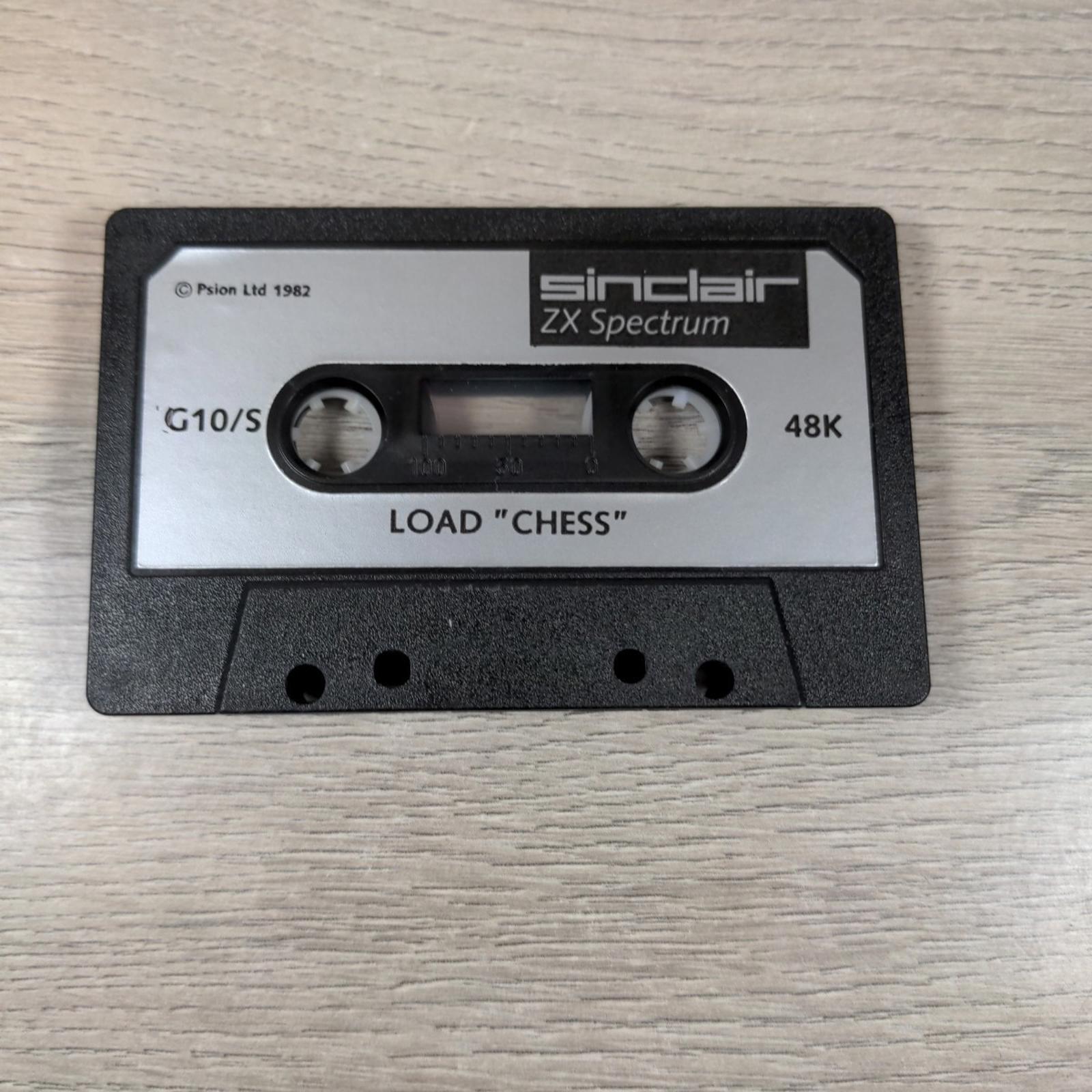 Chess ZX Spectrum 48K Game Cassette Psion Tested & Working