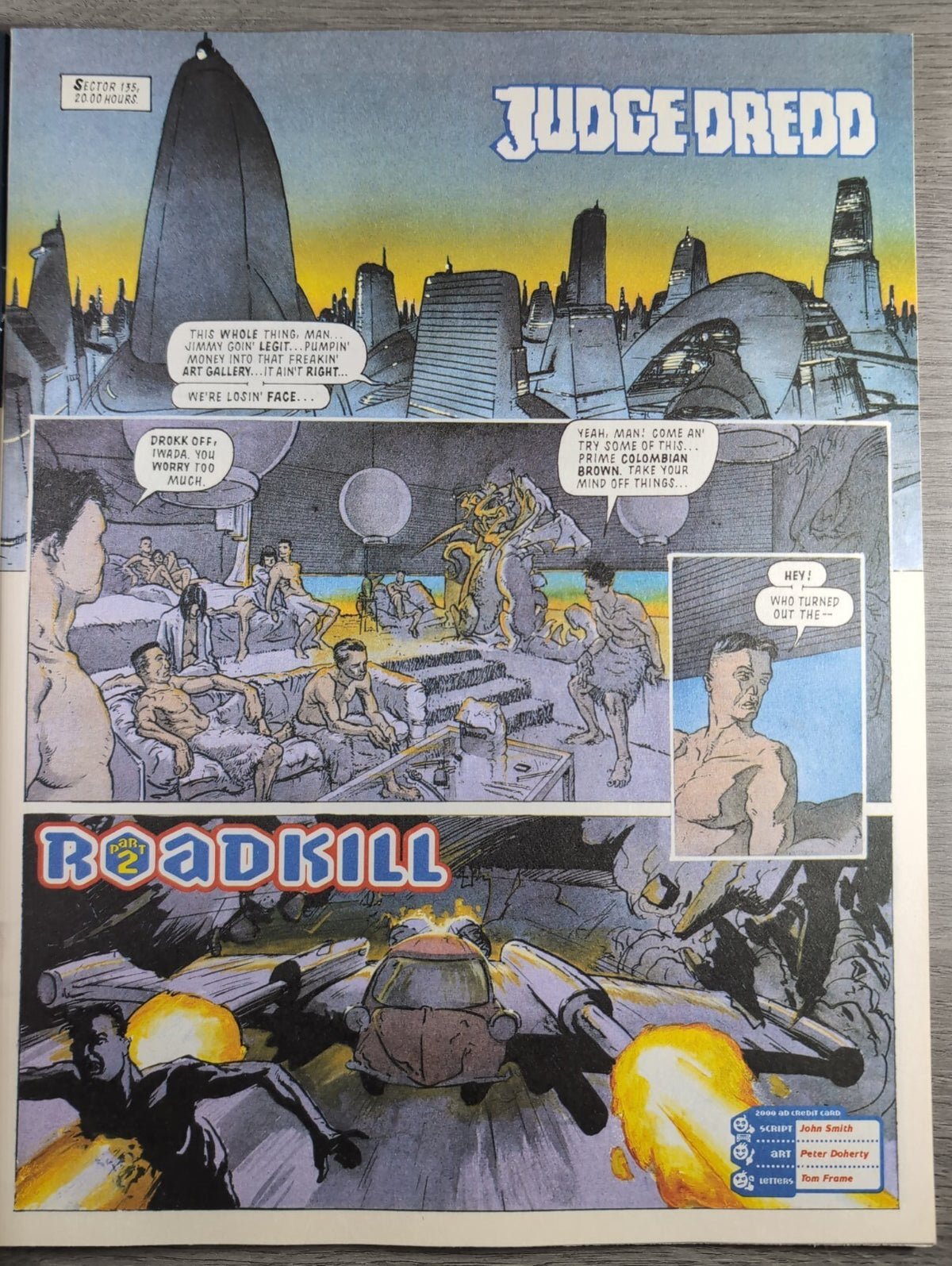2000AD Prog 857 Featuring Judge Dredd Comic 16th Oct 1993 Vintage Retro Comic