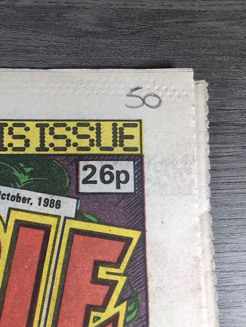 Eagle Comic Issue No. 239 18th October 1986 Vintage Retro UK Comic