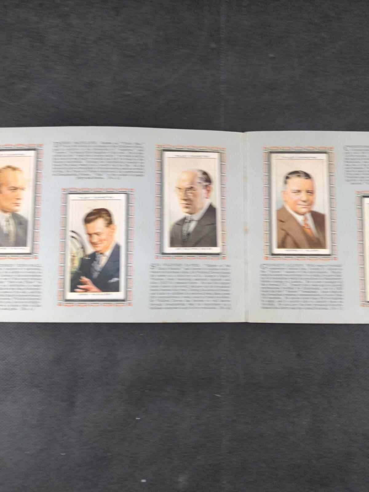 Radio Celebrities Wills Cigarette Cards Complete Set Vintage Year 1934