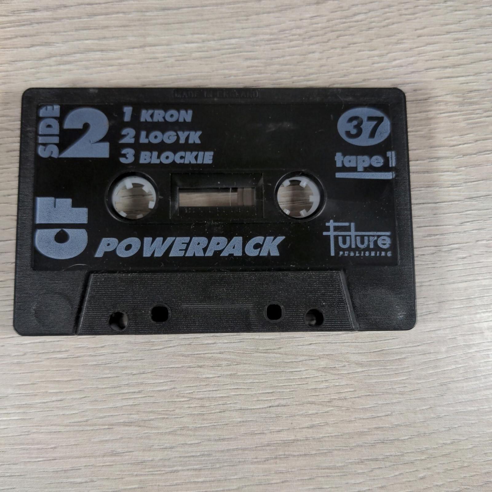 Power Pack 1 Tape 37 Alien Kron Commodore 64 C64 Game Cassette Tested & Working