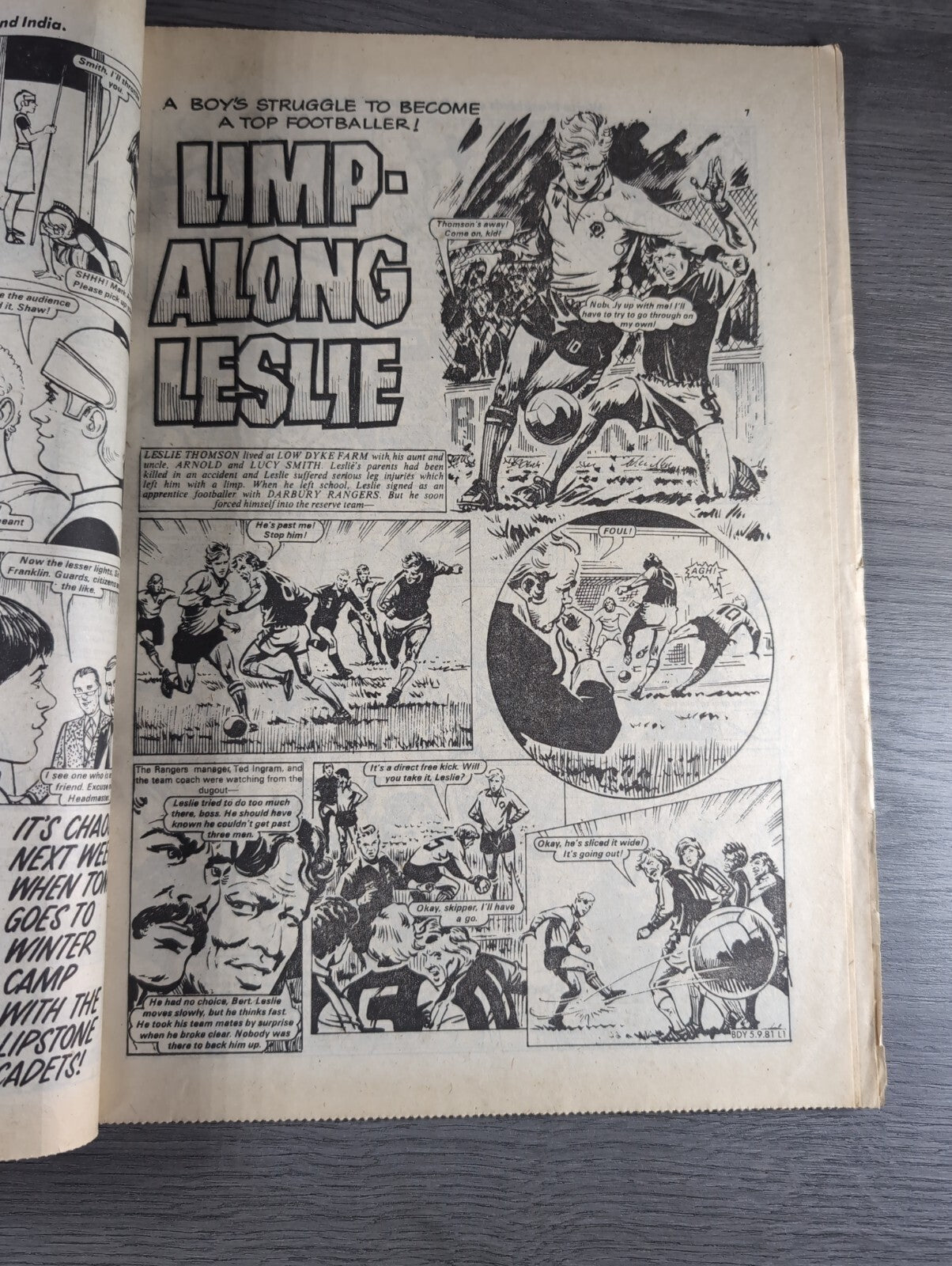 Buddy Comic Issue No 30 5th Spetember 1981 Vintage Retro Comic