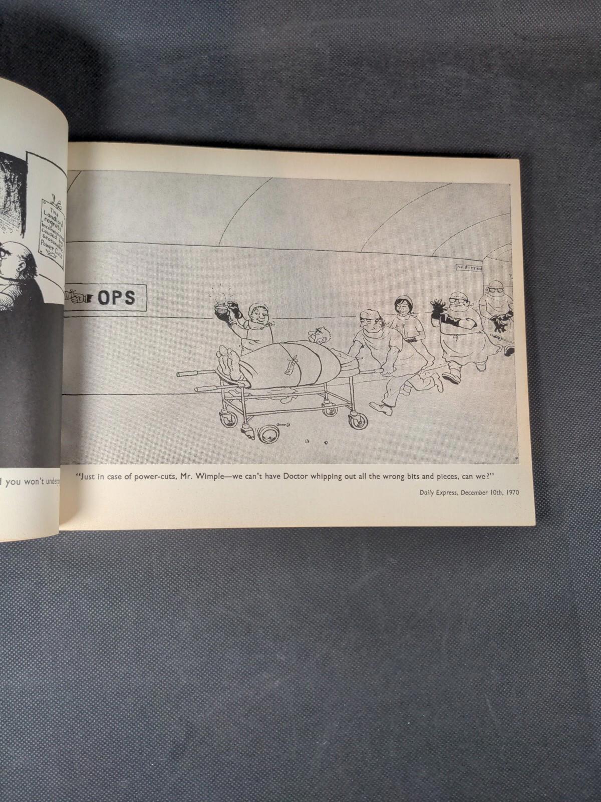 Giles Annual -Vintage 1970 Twenty Fifth Series Cartoon Book - Unclipped