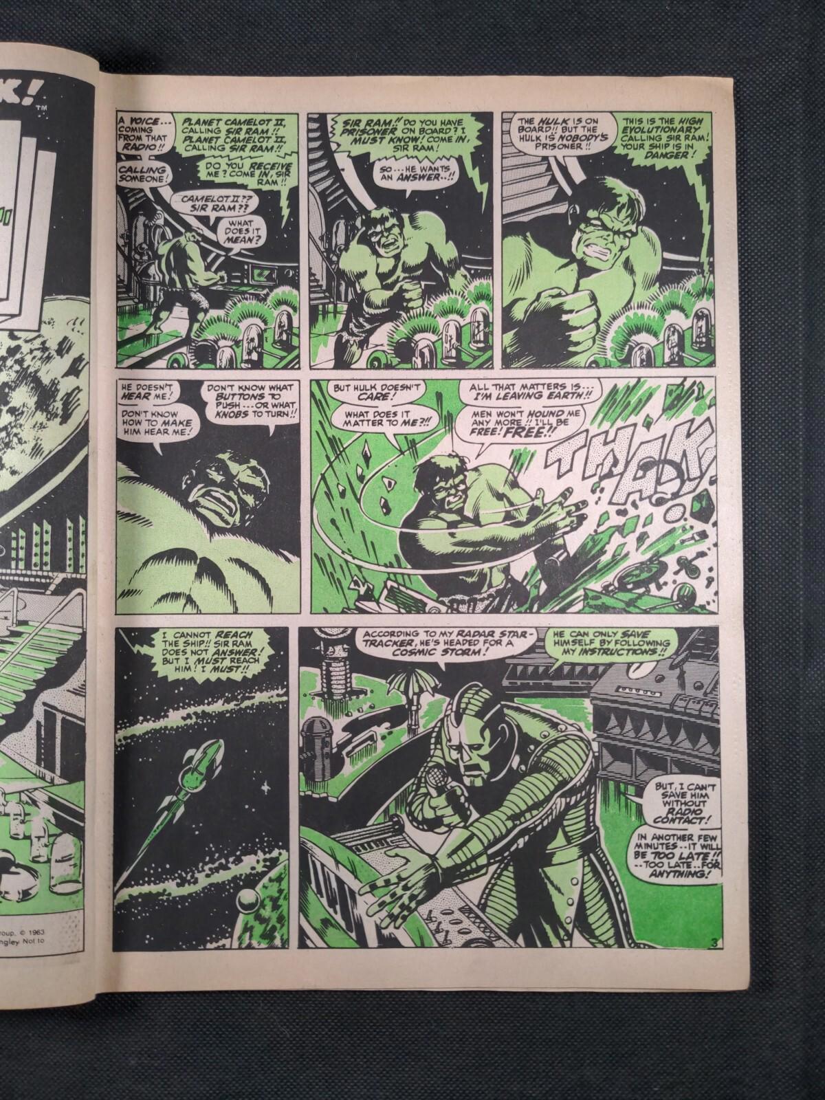Mighty World of Marvel Issue No 40 July 1973 Vintage Marvel UK Comic