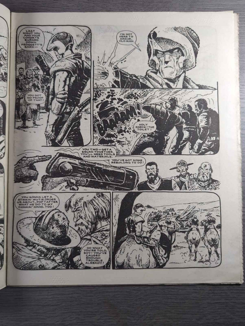 2000AD Prog 493 Featuring Judge Dread Comic 25th Oct 1986 Vintage Retro Comic