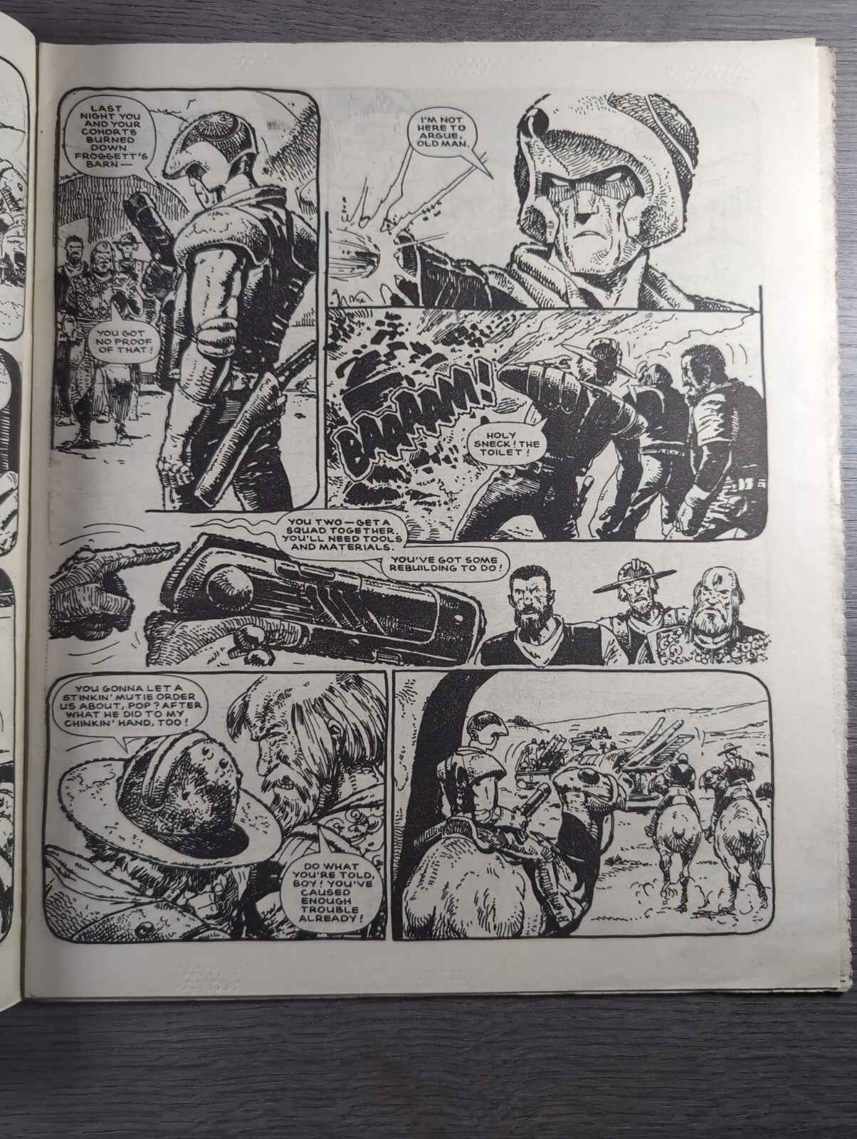 2000AD Prog 493 Featuring Judge Dread Comic 25th Oct 1986 Vintage Retro Comic