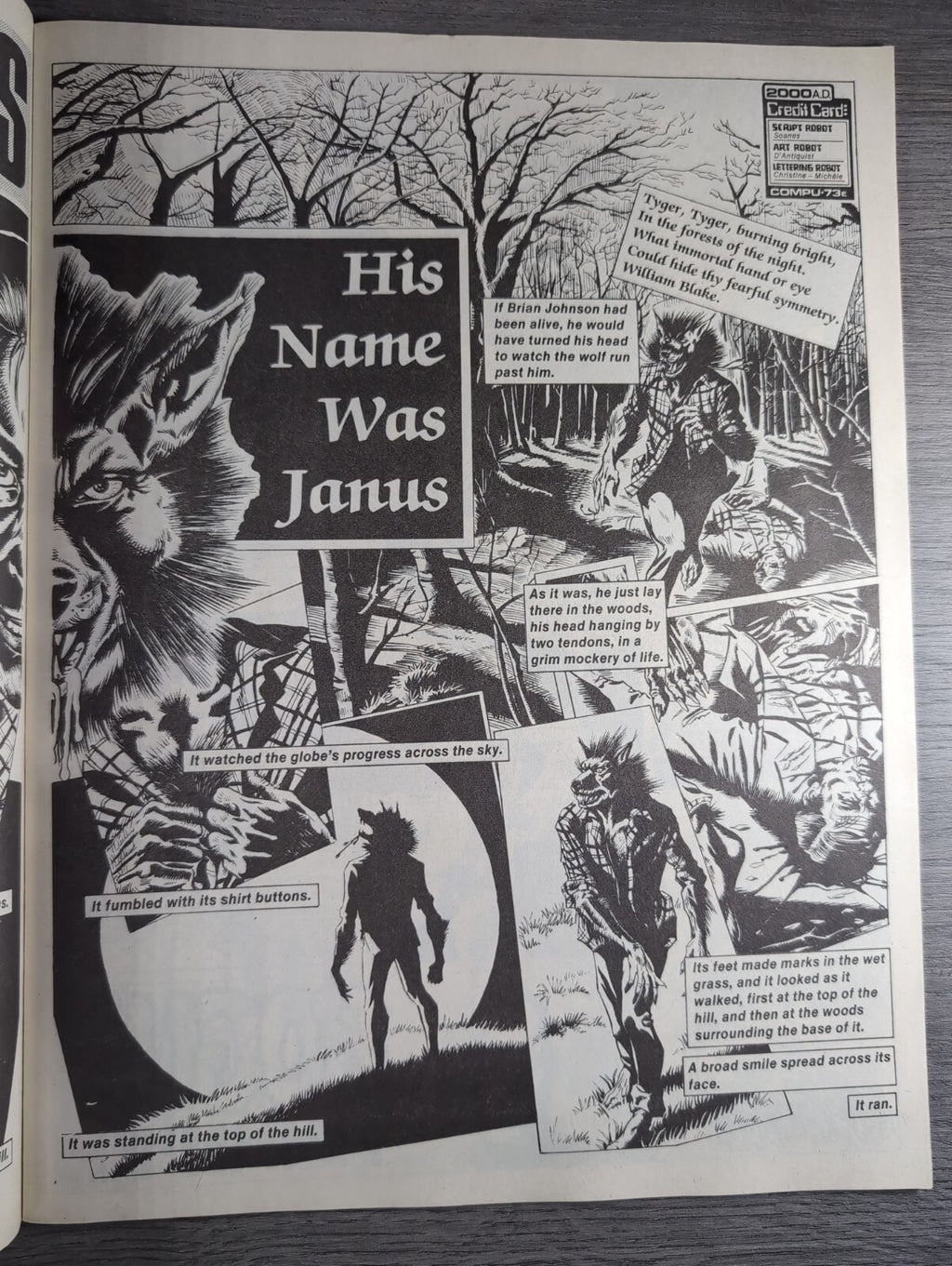 2000AD Prog 524 Featuring Judge Dread Comic 30th May 1987 Vintage Retro Comic