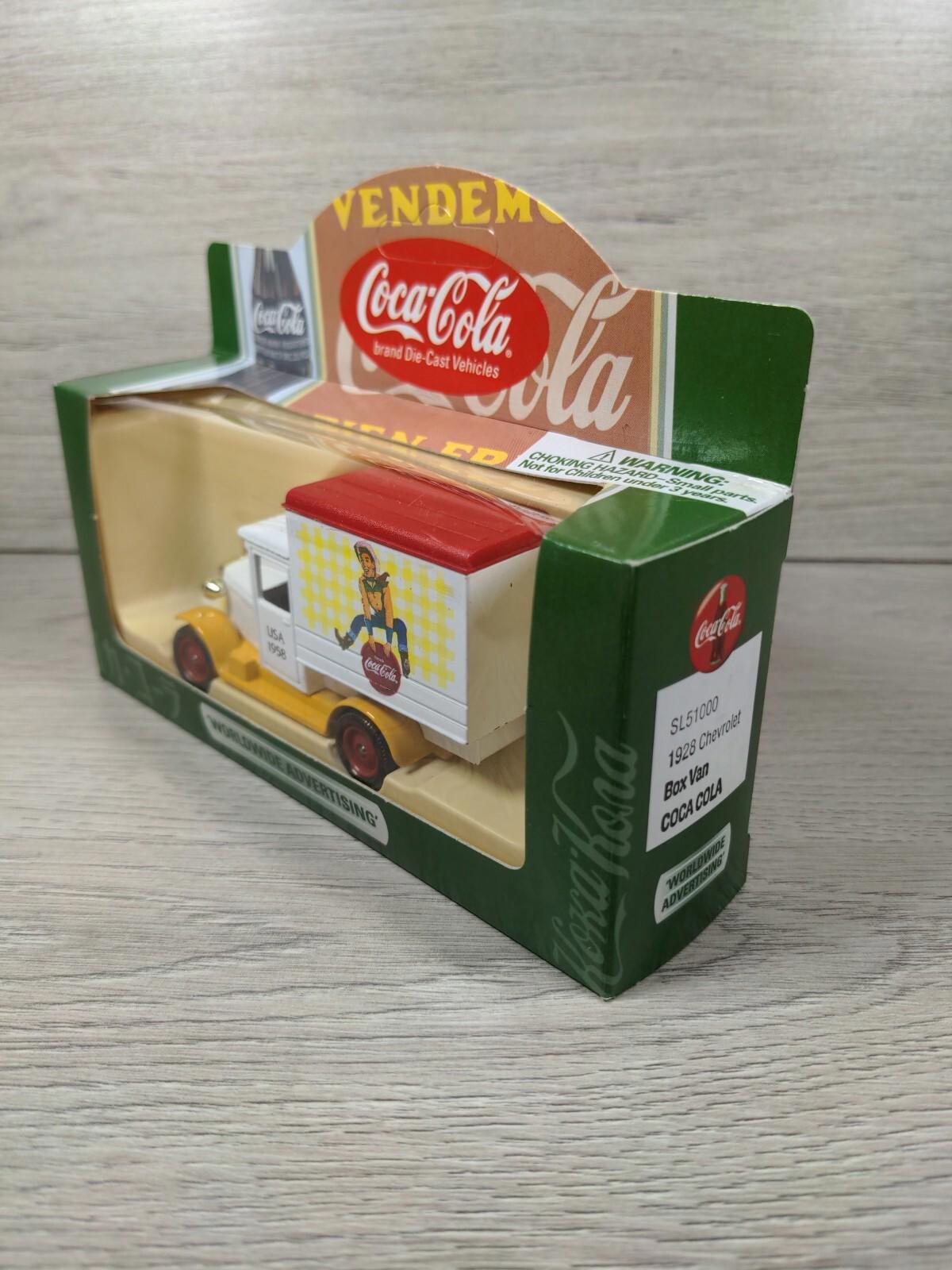 Lledo Coca Cola 1928 Chevrolet Box Van SL51000 Diecast  Model Van - Retrorama UK