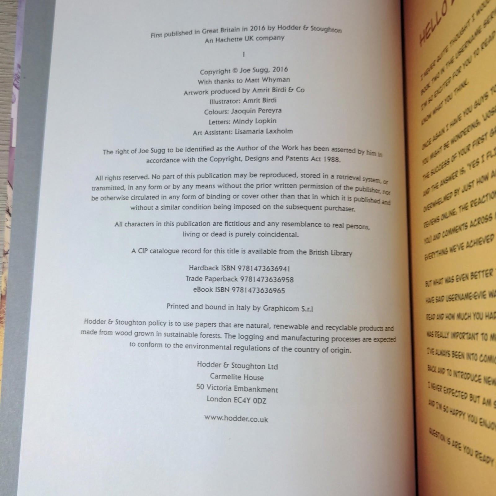 Username: Regenerated by Joe Sugg Hardcover Graphic Novel 2016 - Retrorama UK
